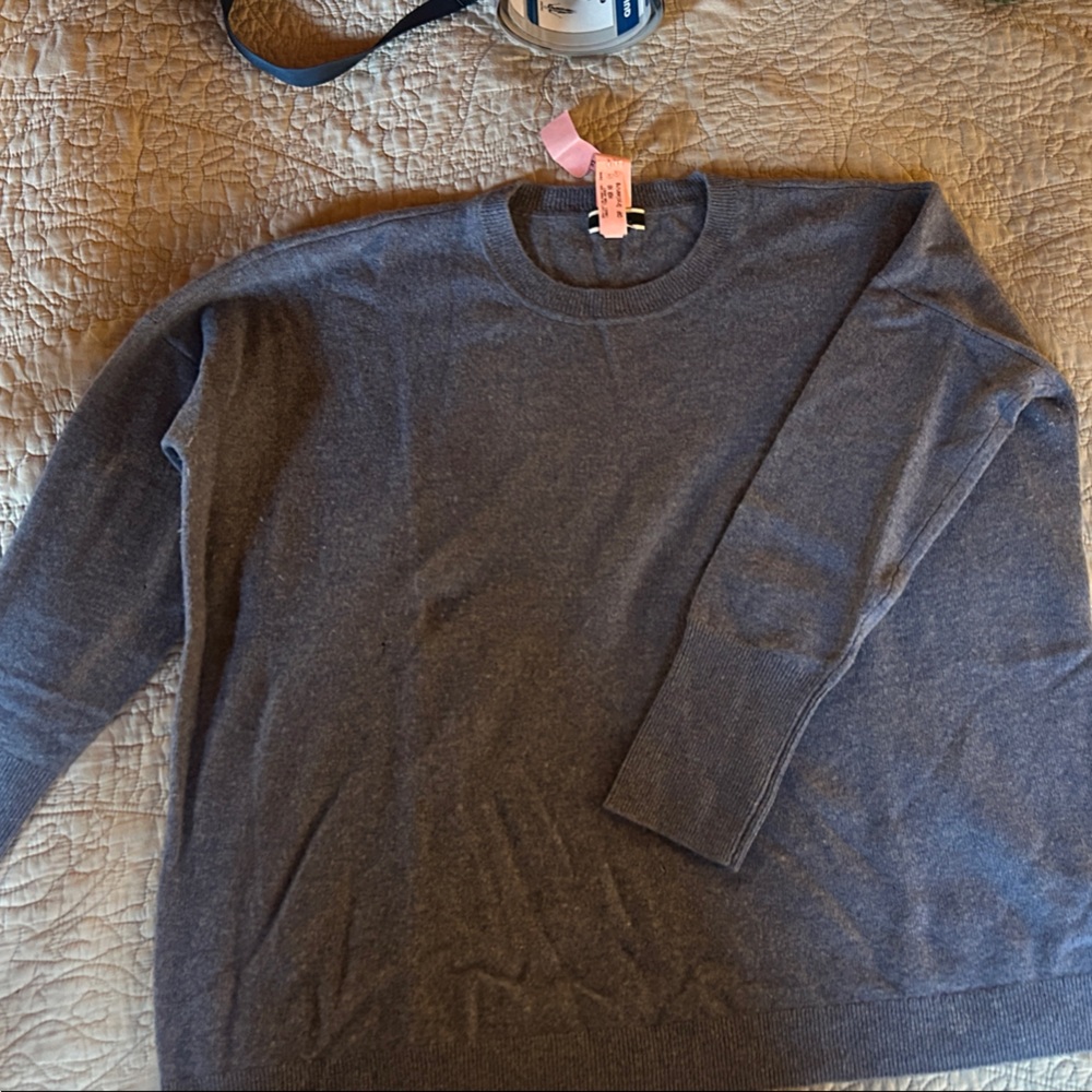 Women’s medium blue cashmere sweater